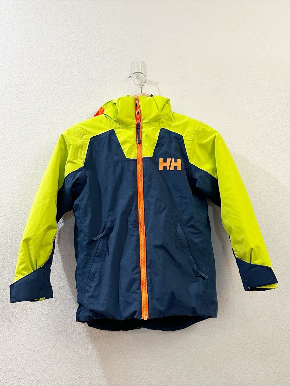 Helly Hansen Kids' Twister Junior Waterproof Ski Jacket Size 8Y Sweet Lime